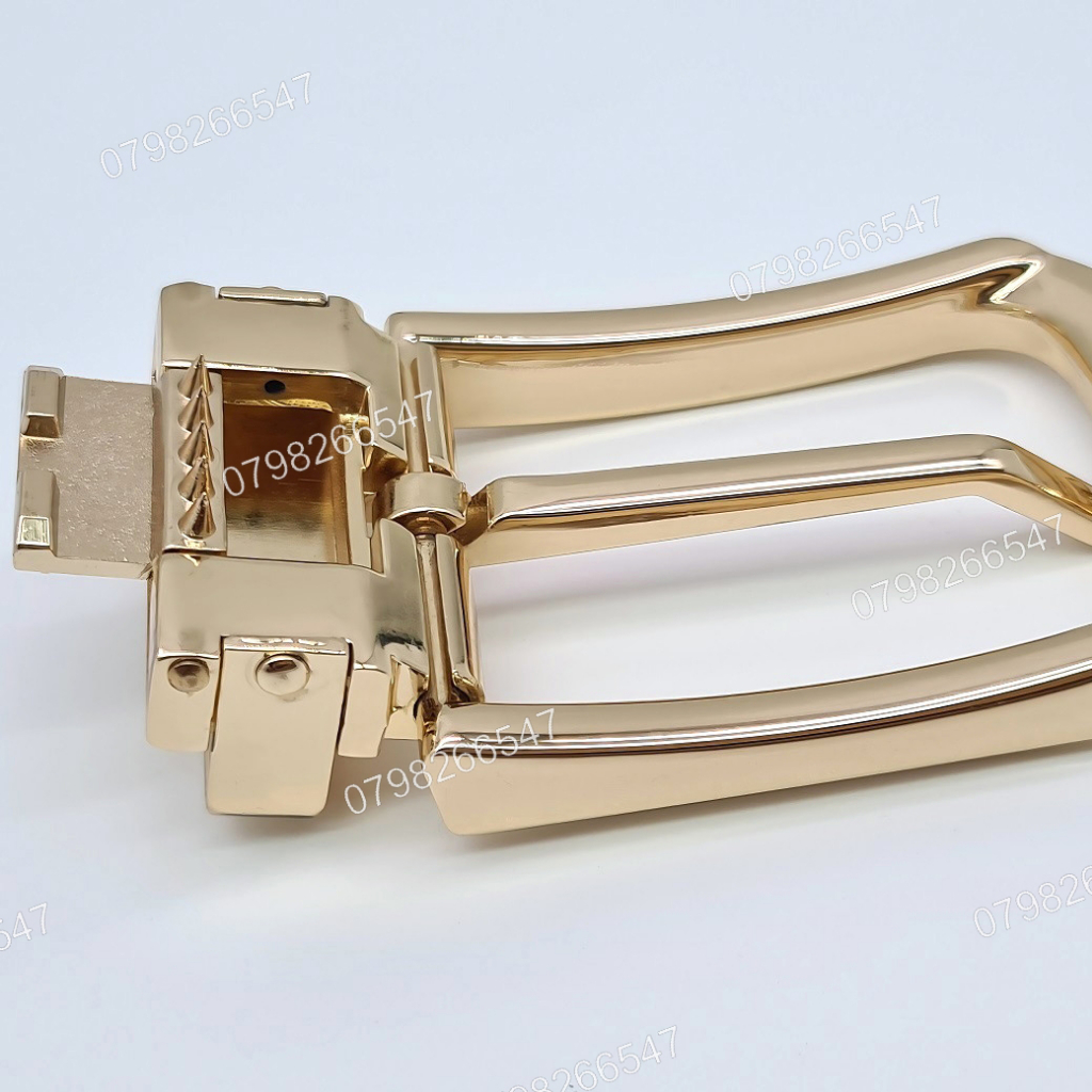 Đầu khoá thắt lưng nam DKK-049 | Mặt khoá xỏ kim kẹp mạ vàng bảng 3F5 phủ bóng đẳng cấp