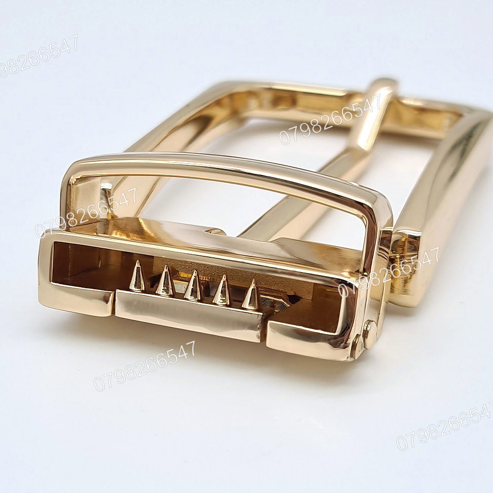 Đầu khoá thắt lưng nam DKK-049 | Mặt khoá xỏ kim kẹp mạ vàng bảng 3F5 phủ bóng đẳng cấp