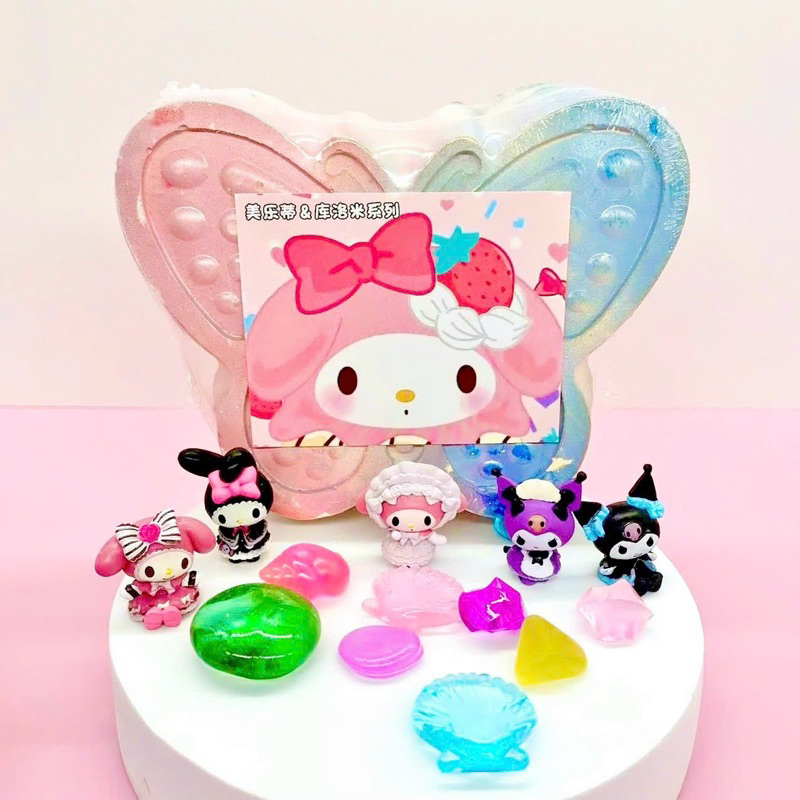 Bộ Đồ Chơi Khảo Cổ Hoá Thạch Mẫu Gấu Dâu, Melody, One Piece, Kuromi