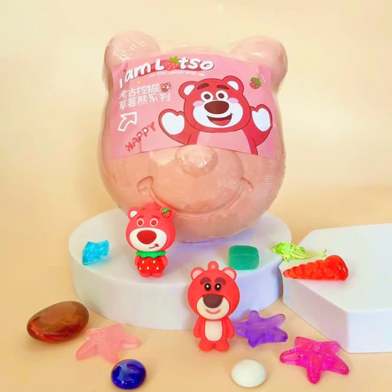 Bộ Đồ Chơi Khảo Cổ Hoá Thạch Mẫu Gấu Dâu, Melody, One Piece, Kuromi