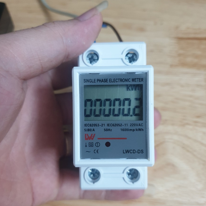 Công tơ điện tử 80A thích hợp dùng cho nhà dân, phòng trọ