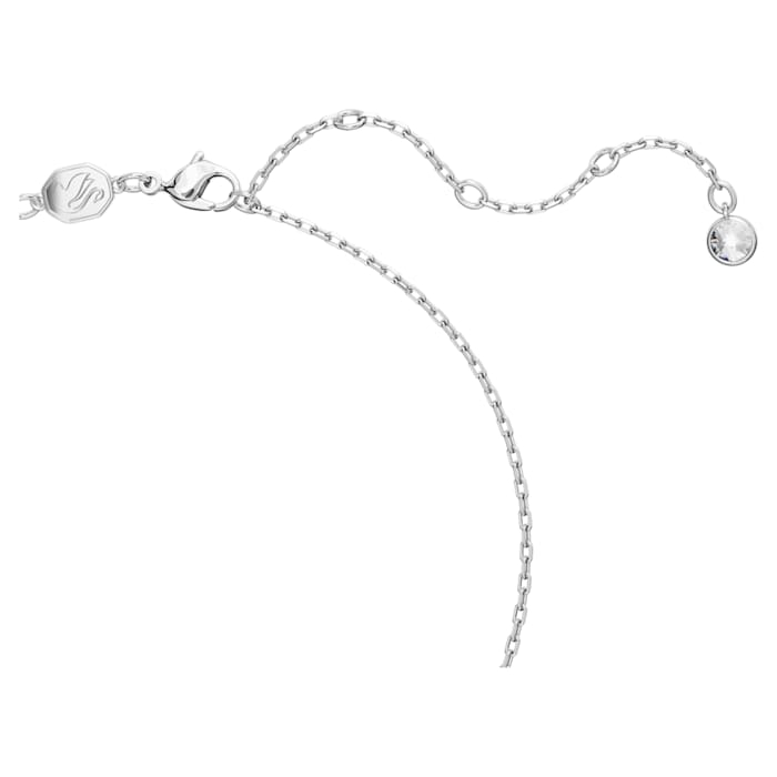 Dây chuyền Swarovski  Heart, Small, White, Rhodium plated Volta pendant 6107