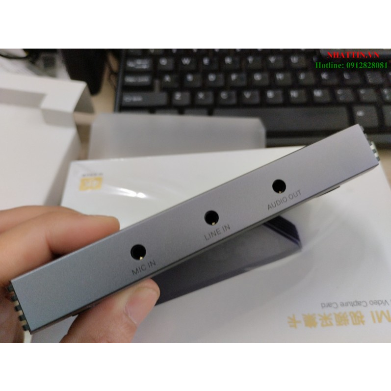 Thiết bị ghi hình hỗ trợ Livestream Capture HDMI 4K@60Hz Ugreen 80687 chính hãng cao cấp