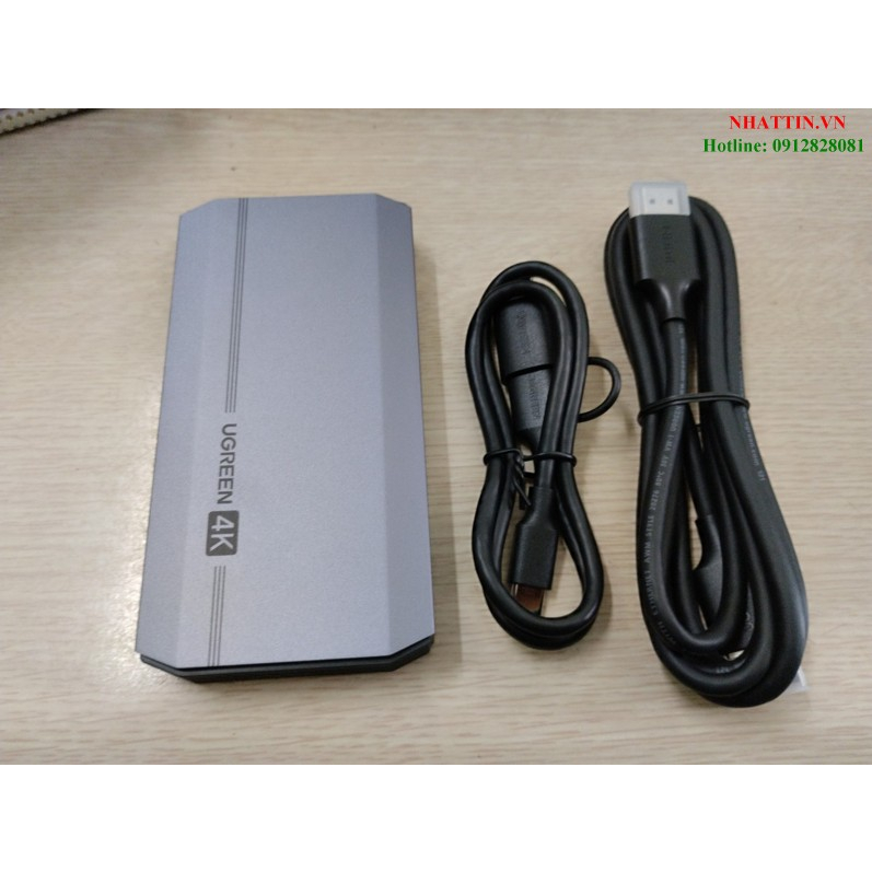 Thiết bị ghi hình hỗ trợ Livestream Capture HDMI 4K@60Hz Ugreen 80687 chính hãng cao cấp