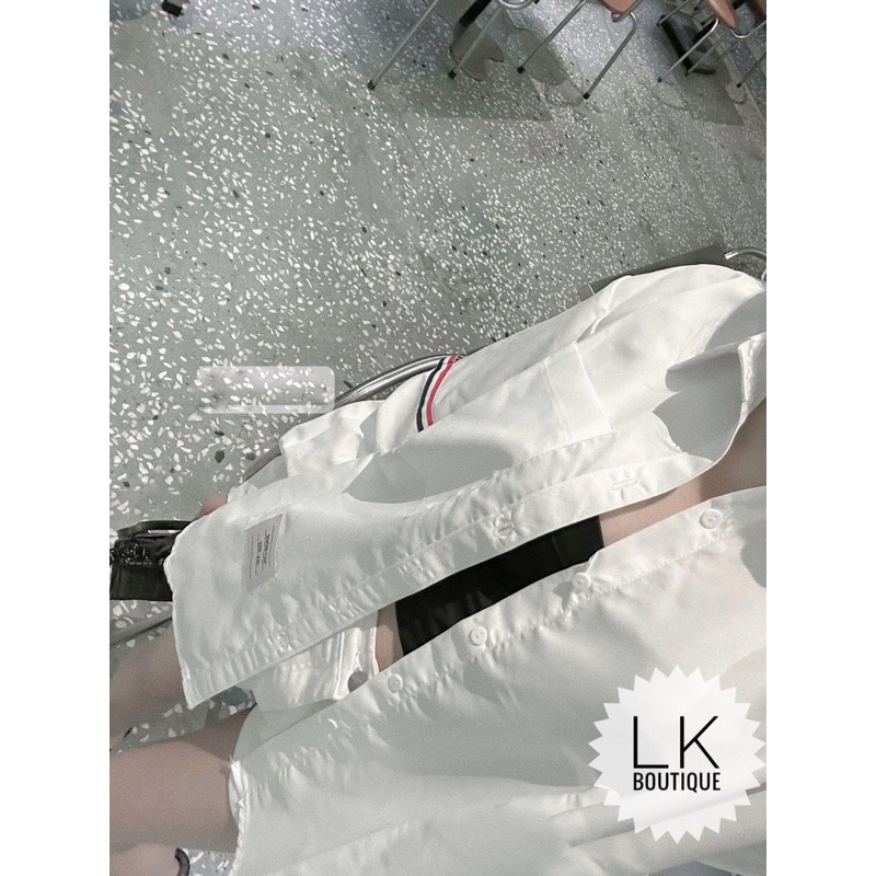 Áo sơ mi vạch 2 bên dài tay TTA866