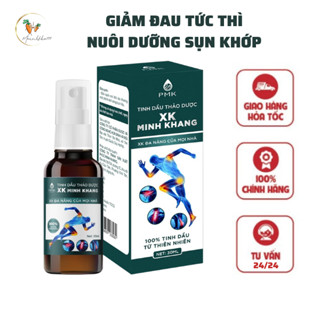 Chai Xịt Giảm Nhanh Đau Nhức Xương Khớp - tinh dầu thảo dược Xương Khớp Minh Khang - Chai 30ml