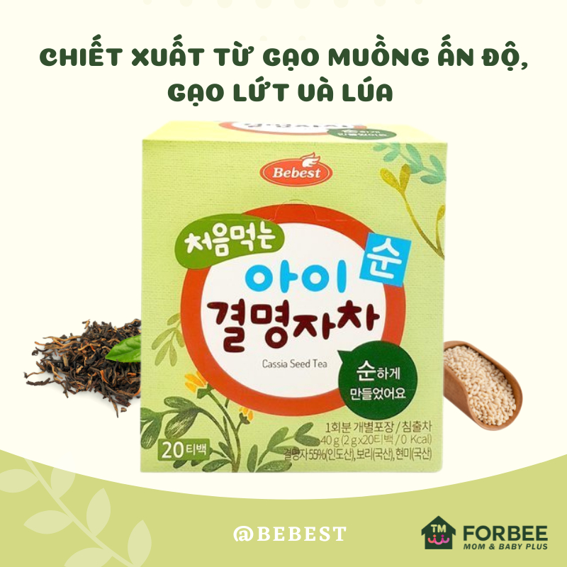 Combo " Ăn Ngon - Ngủ Ngon" - Trà Lúa Mạch Organic BeBest- Ăn Dặm Cho Bé