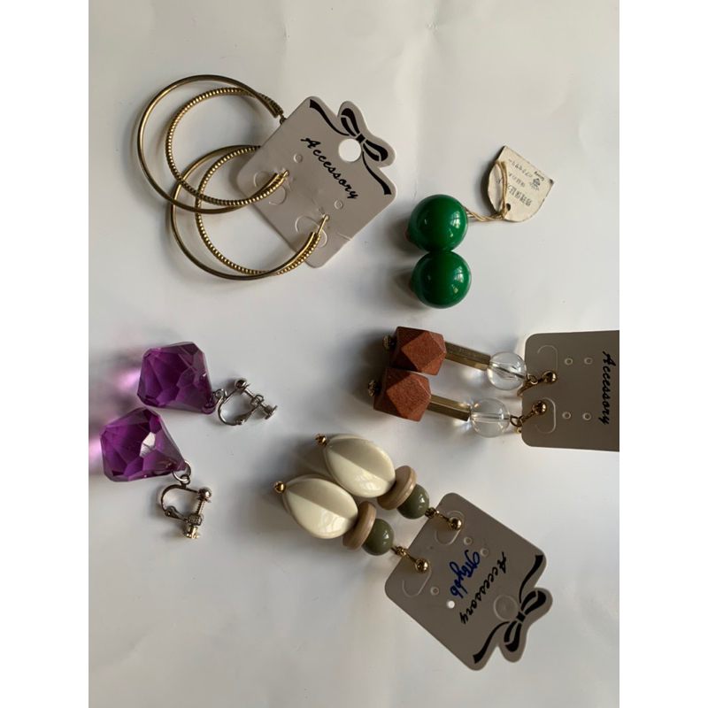 Bông tai vintage si Nhật