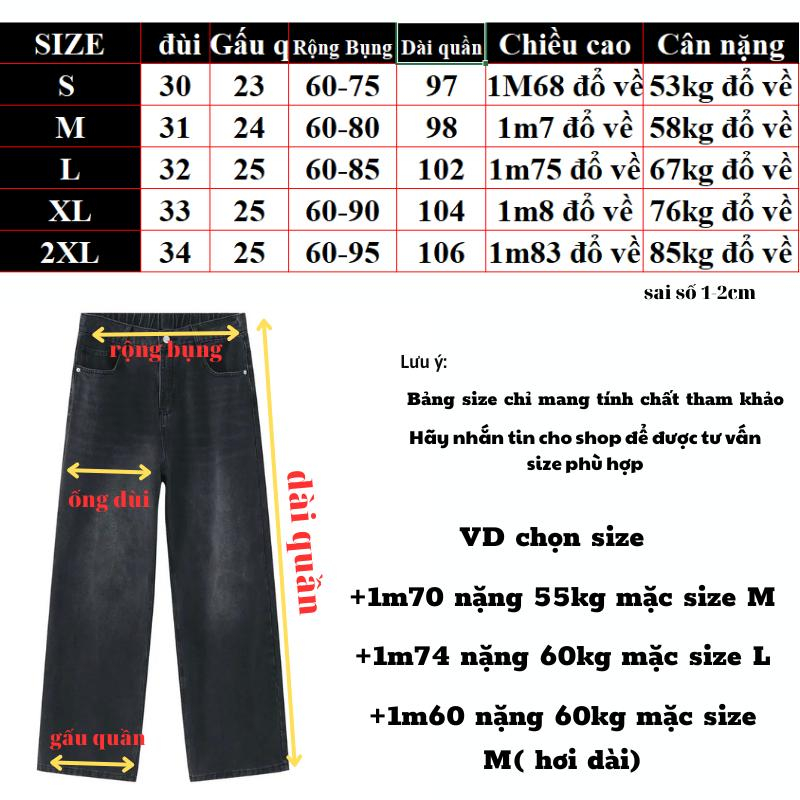 Quần jean wash MÀU XANH NHẠT 95