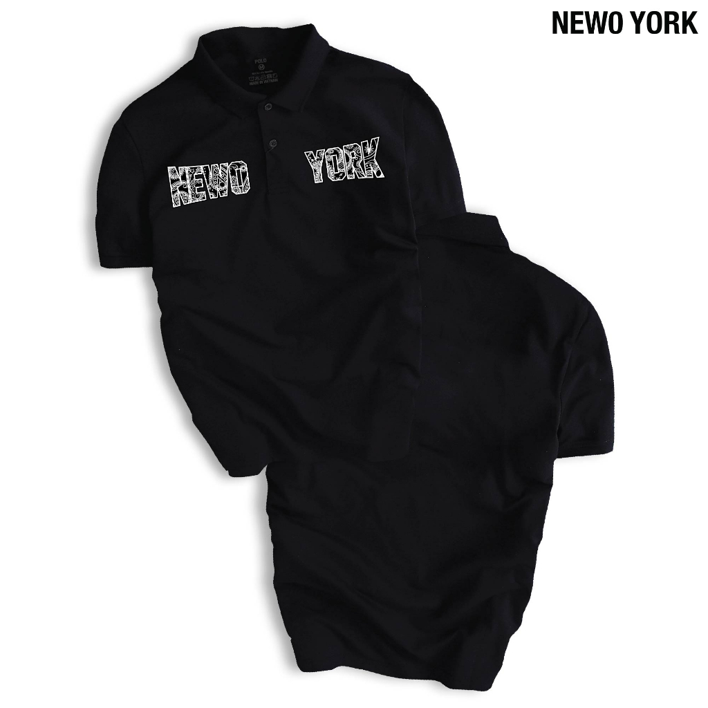 Áo thun Polo NEWO YORK cổ bẻ BASIC CVC vải cá sấu co dãn 4 chiều form gerular fit