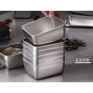 Sét 5 hộp Inox kèm nắp đậy_ Đựng thực phẩm