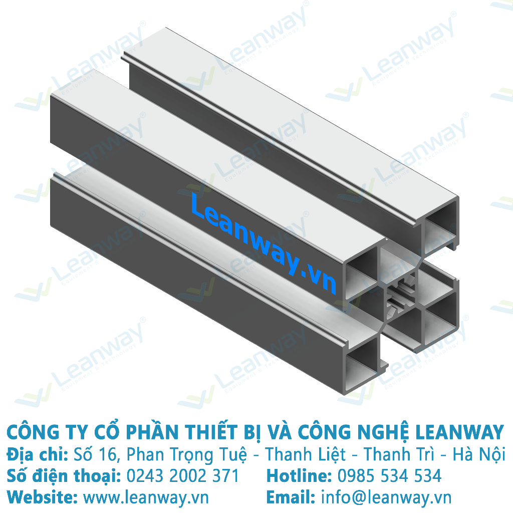 Nhôm định hình 40x40  - Miễn phí cắt theo kích thước yêu cầu.