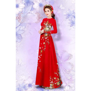 Áo dài in 3D cao cấp_ mã P45