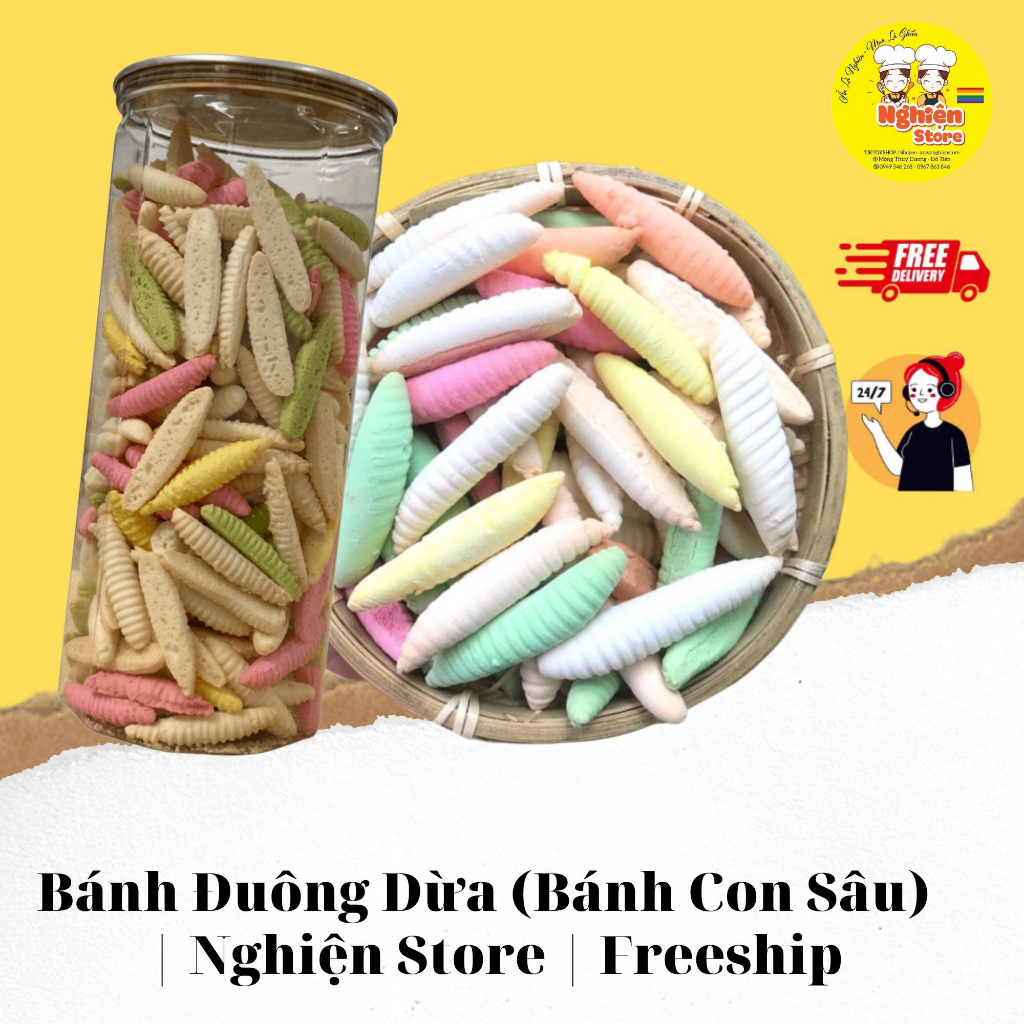 Đồ Ăn Vặt - Bánh Men - Bánh Mặn 3 Vị - Bánh Men 3 Vị - Bánh Gấu 3 Màu | Nghiện Store | Freeship
