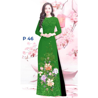 Áo dài in 3d cao cấp_ mã p46