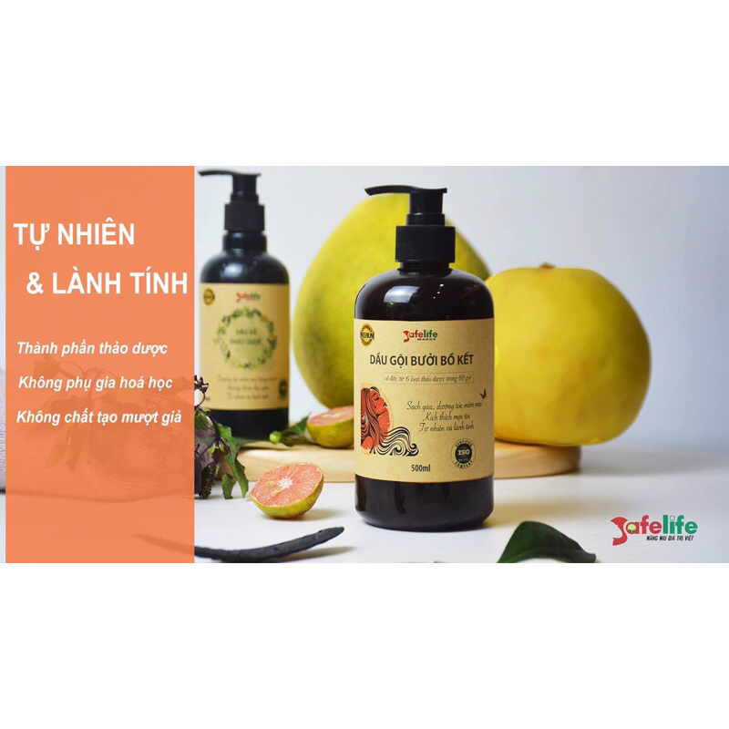 DẦU GỘI/ DẦU XẢ THẢO DƯỢC SAFELIFE