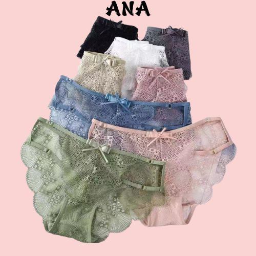 Quần lót nữ ren su cao cấp mềm mại kháng khuẩn sexy gợi cảm ANA 1207