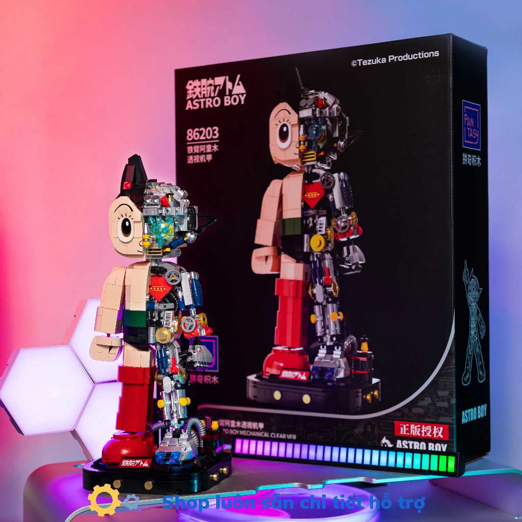 Mô hình lắp ráp technic nhân vật Astro Boy 86203 tỉ lệ 1:10 1250 PCS bảo hành 1:1 bởi Anhstank - Đồ chơi IQ vô cực