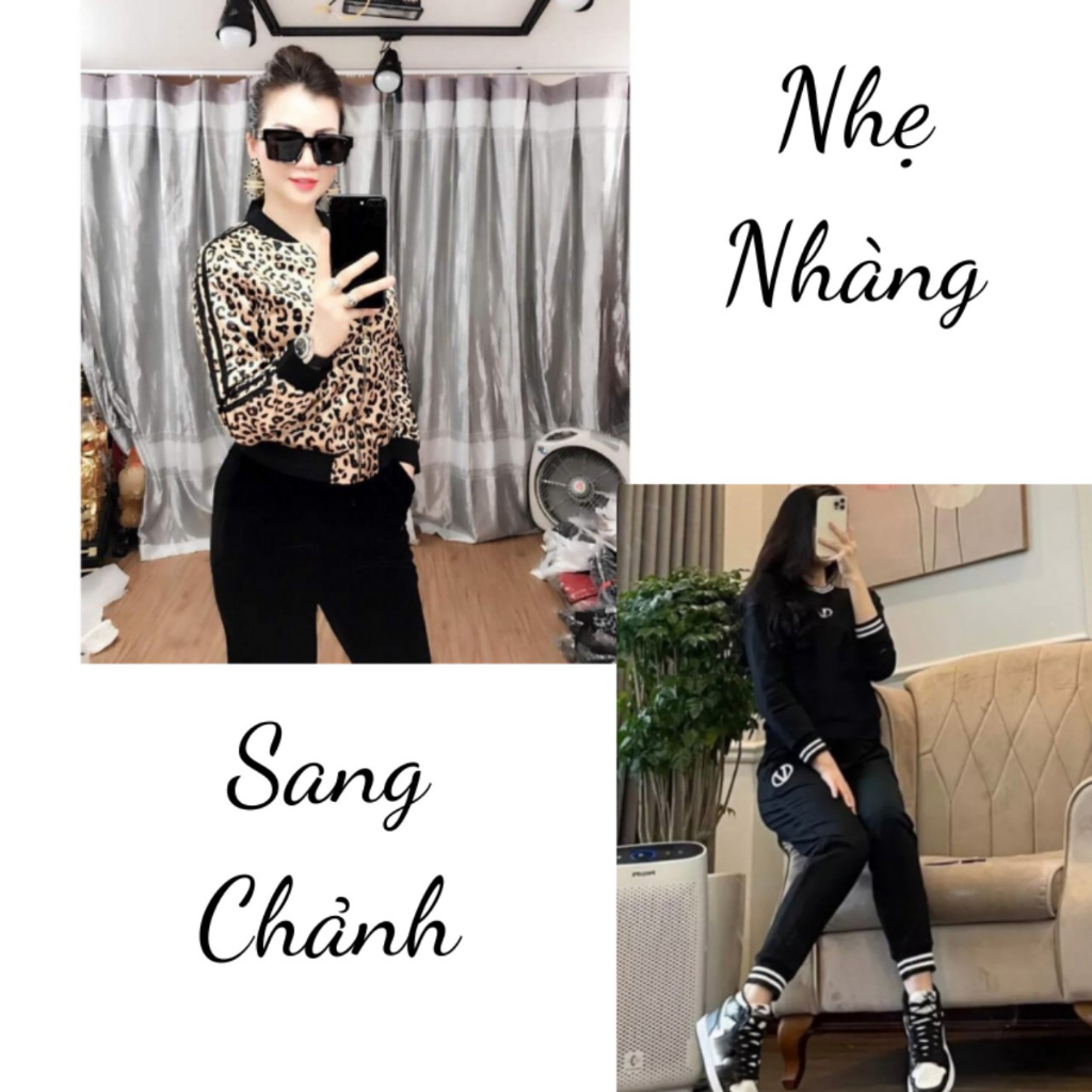 Bộ Thu Đông Nữ Chất Nhung Siêu Dày Dặn Mềm Mịn, Sét Quần Áo Nhung Nữ Phong Cách Trẻ Trung Sang Trọng M12
