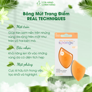 Bông Mút Trang Điểm REAL TECHNIQUES Miracle Complexion Sponge