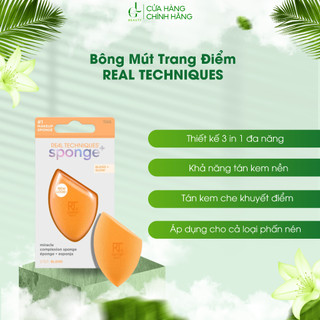 Bông Mút Trang Điểm REAL TECHNIQUES Miracle Complexion Sponge