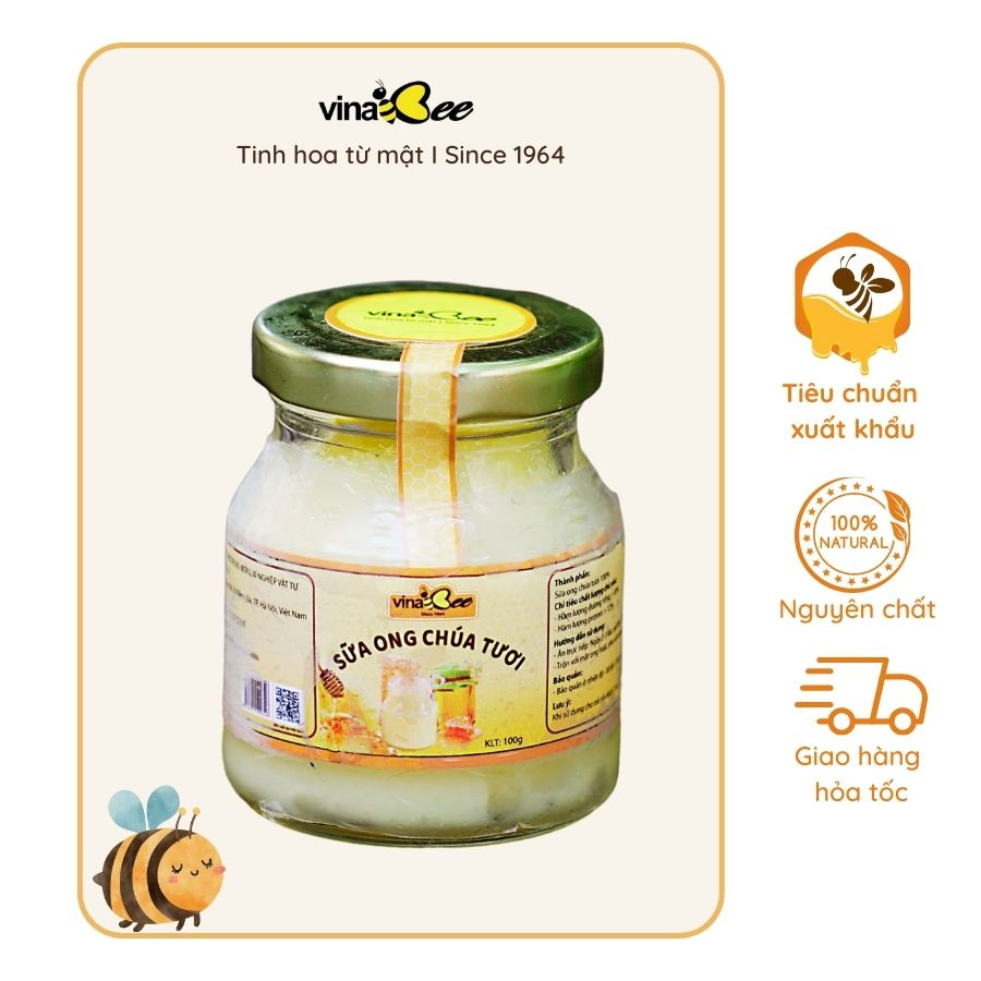 Sữa ong chúa Vinabee 100g, 200g, 500g
