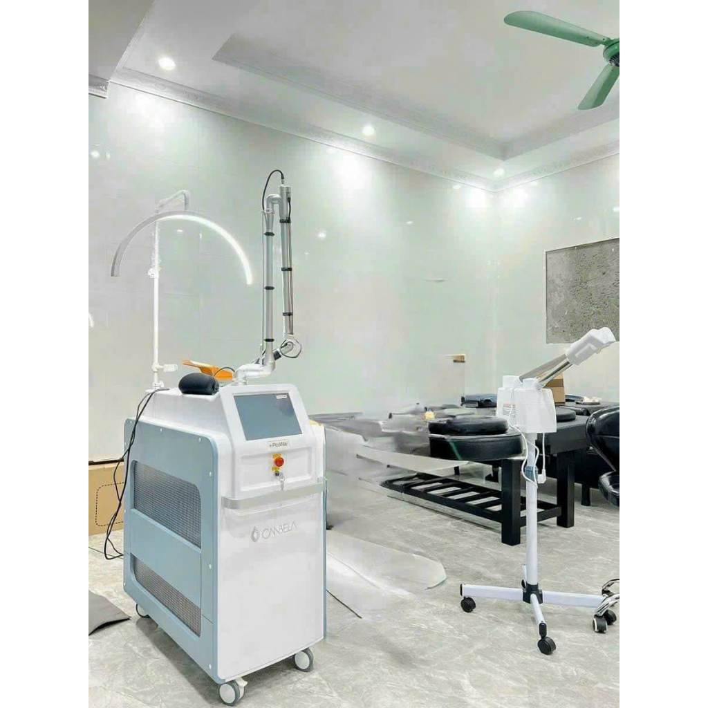 Máy laser Picoway, máy trục khuỷu xóa xăm, xóa tàn nhang chính hãng bảo hành 24 tháng
