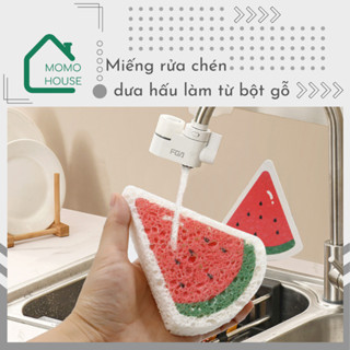 Miếng Rửa Chén Bát Dưa Hấu, Bánh Mì Làm Từ Bột Gỗ Của Nhà Mỡ, Miếng Bọt Biển Rửa Bát, Lau Dọn Nhà Bếp, Giẻ Rửa Chén Bát