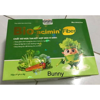 Men vi sinh bio fiber giảm táo bón ở trẻ hộp 30 gói