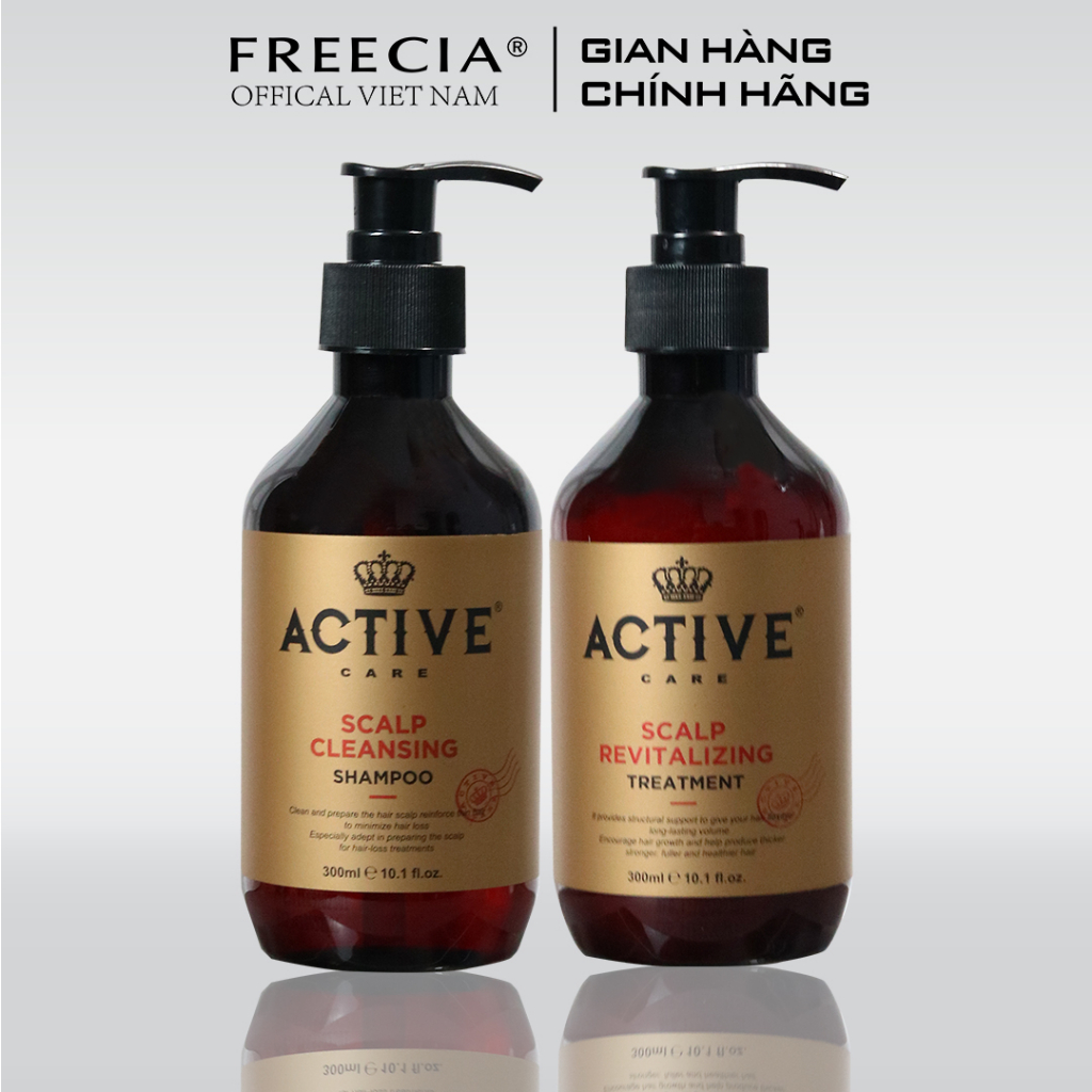 COMBO Dầu gội xả ACTIVE care ngăn ngừa gàu, rụng, giúp tóc chắc khỏe, suôn mượt 300ml