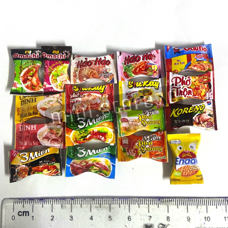 Mô hình đồ chơi các loại mì 3