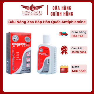 Dầu nóng hàn quốc dầu nóng xoa bóp antiplamine 100ml hỗ trợ giảm đau nhức và mệt mỏi