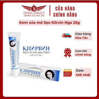 Kem Sẹo Nga Klirvin Kem giảm sẹo mờ sẹo thâm 25g