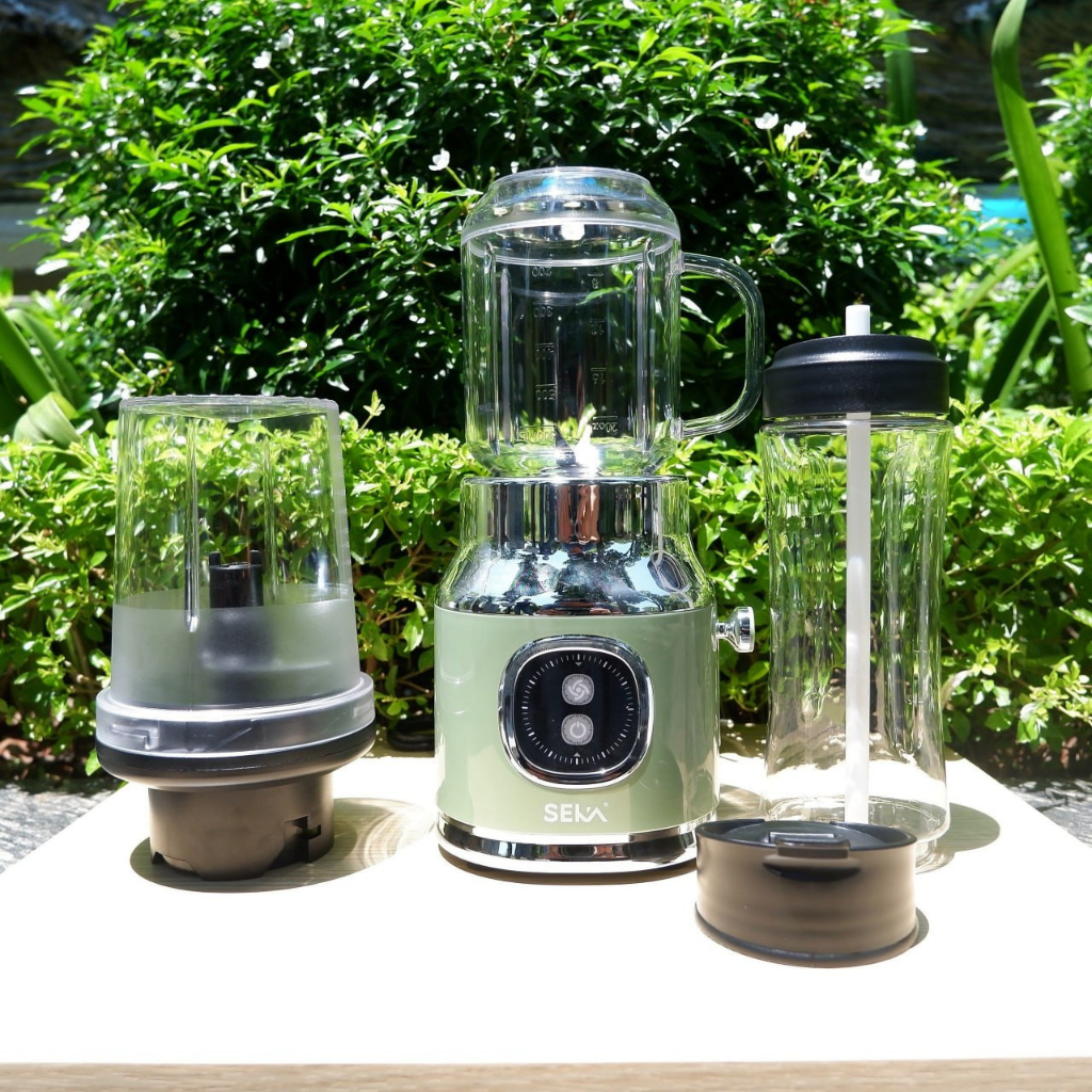 Máy xay sinh tố Seka HR2223, máy xay thịt, xay sinh tố cầm tay, tặng kèm 3 cối xay, bảo hành chính hãng toàn quốc