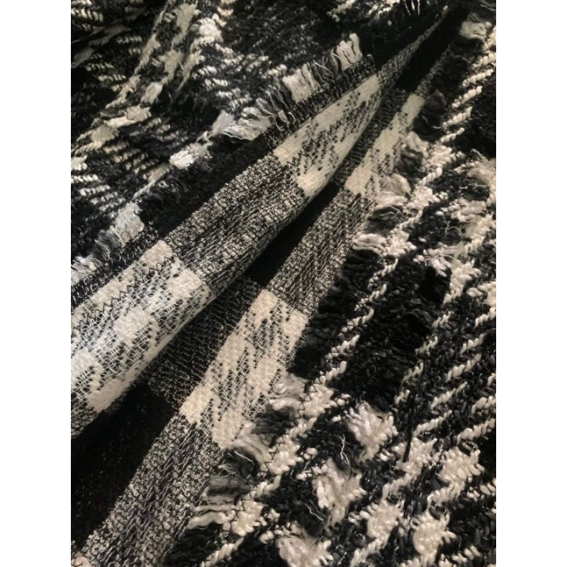 Áo khoác dạ tweed xuất dư xuất Hàn