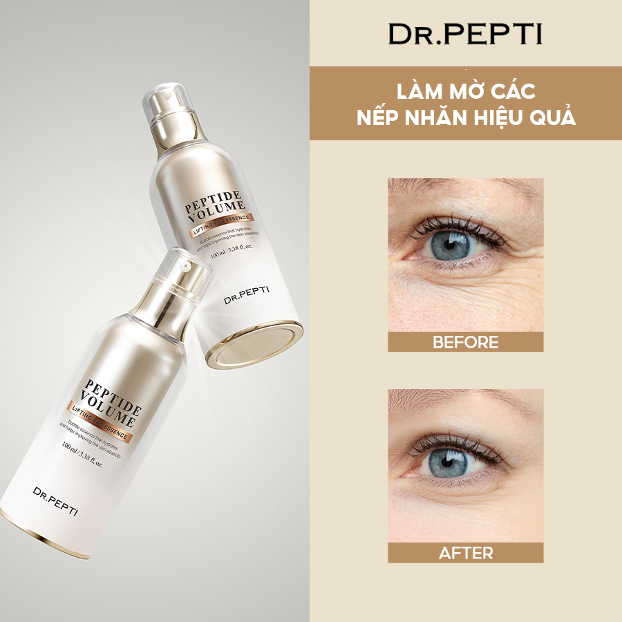 Tinh Chất Chống Lão Hóa Chuyên Sâu, Làm Mờ Vết Nhăn DR.PEPTI Peptide Volume Lifting Pro Essence 30ml/100ml