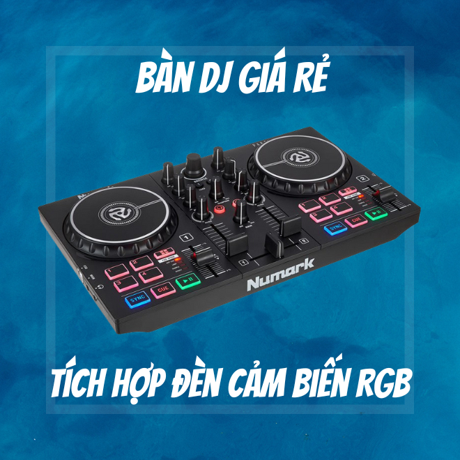 Bàn DJ Numark Partymix 2 có đèn LED