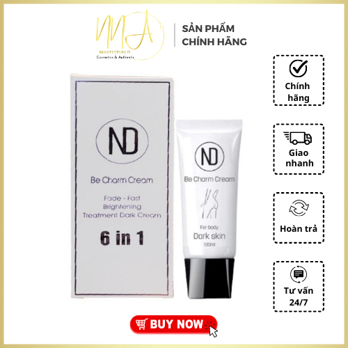 Kem bôi giảm thâm mông, nách, khuỷu tay, bẹn Becharm Cream 6in1
