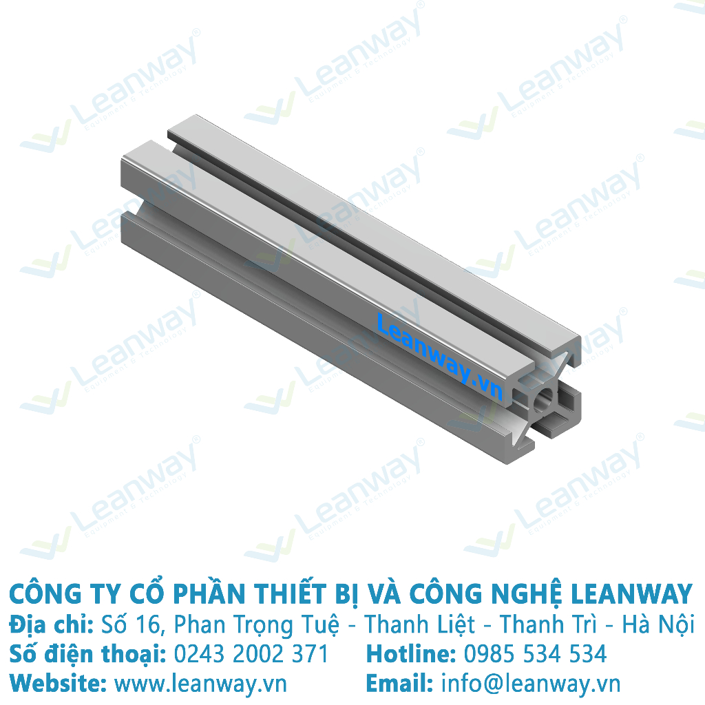 Nhôm định hình 20x20  - Miễn phí cắt theo kích thước yêu cầu.