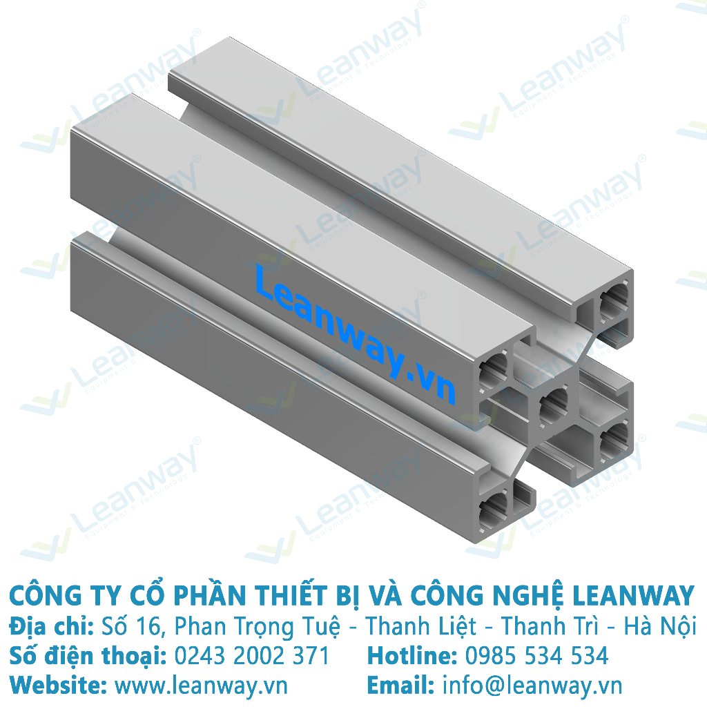 Nhôm định hình 40x40  - Miễn phí cắt theo kích thước yêu cầu.