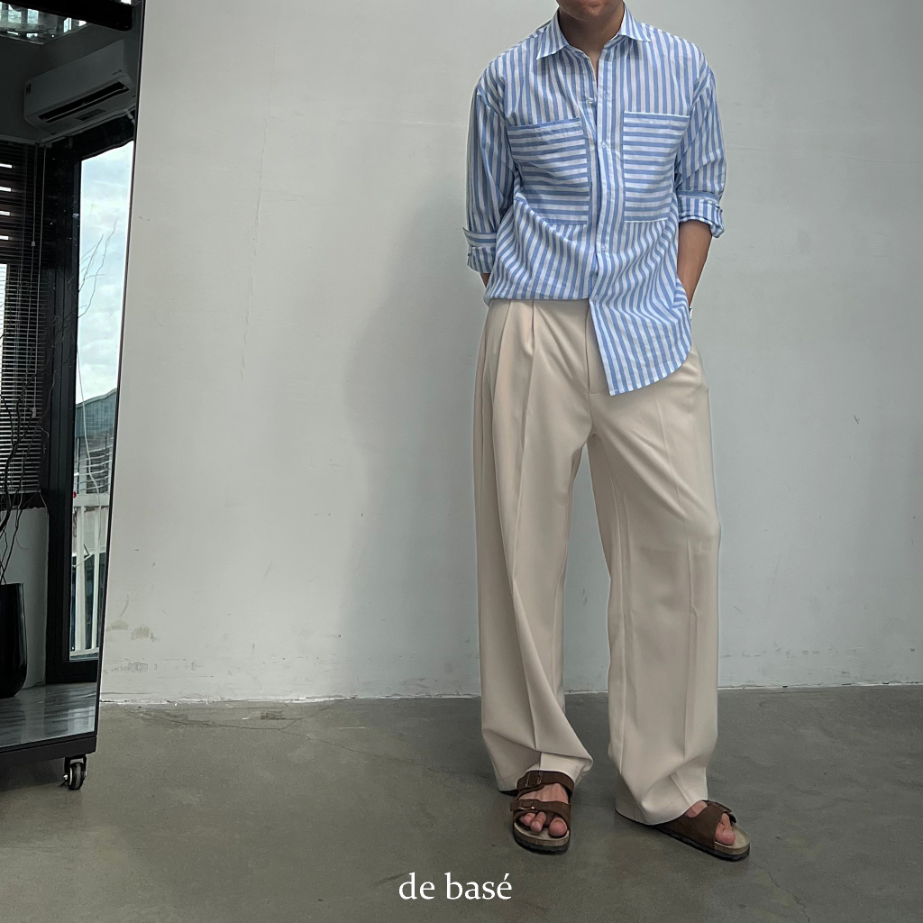 Áo sơ mi Linen Kẻ - Striped Shirt - De Basé