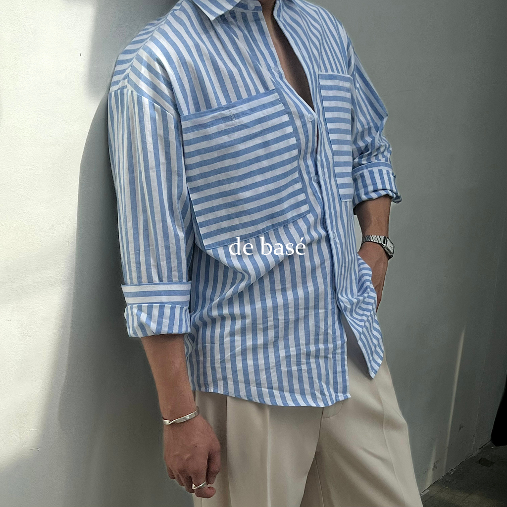 Áo sơ mi Linen Kẻ - Striped Shirt - De Basé