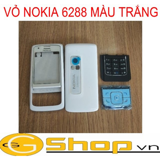 Vỏ nokia 6288 màu trắng