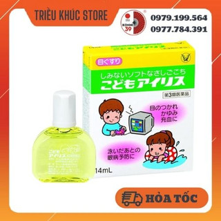 Nước nhỏ mắt Taisho cho bé xem tivi điện thoại của Nhật Bản