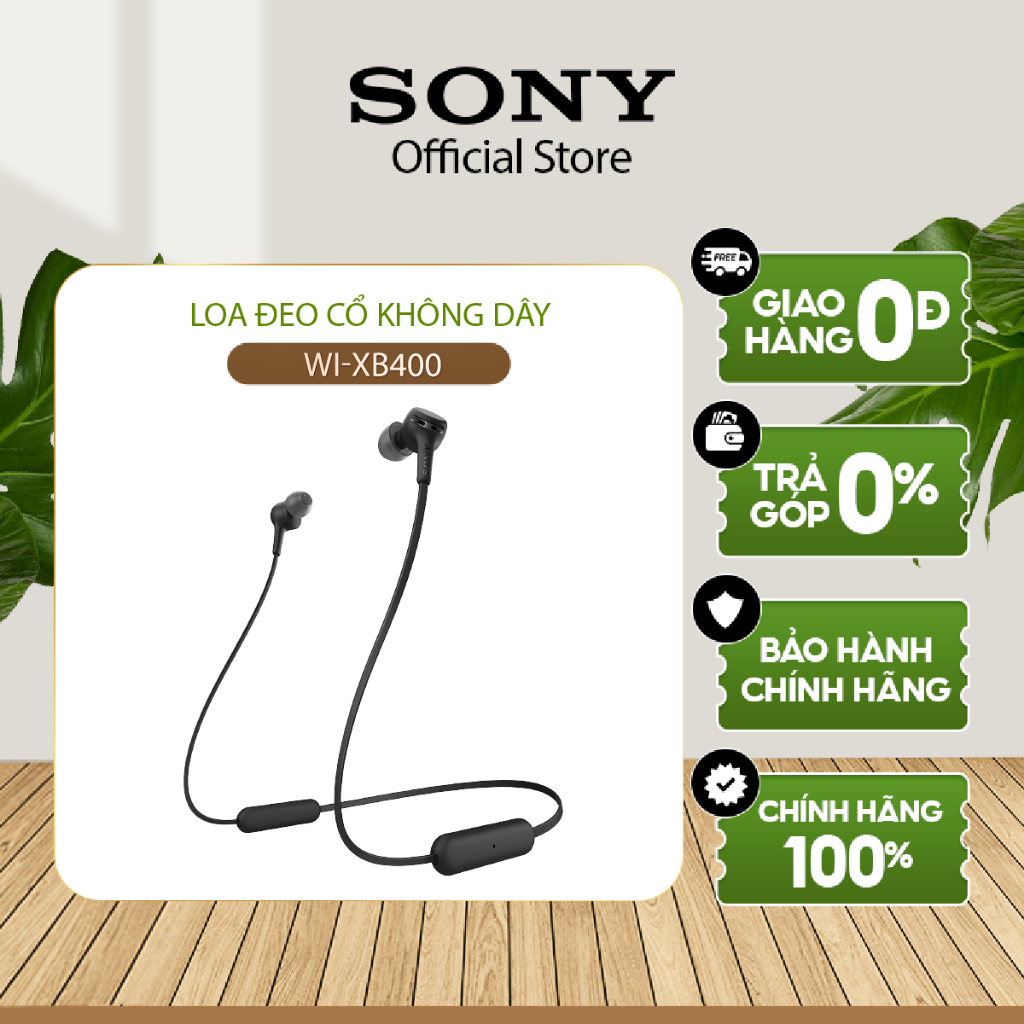 Tai nghe In-ear không dây WI-XB400 với EXTRA BASS