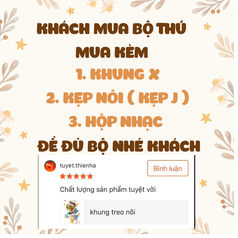 Đồ chơi treo nôi cũi cho bé Luclak nhiều màu rực rỡ giúp tăng kích thích thị giác