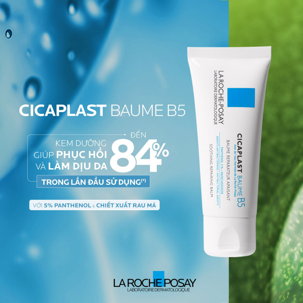 La Roche Posay B5+ - Kem Dưỡng B5+ La Roche-Posay Cicaplast Baume Làm Dịu Nhẹ Và Phục Hồi Da 40ml