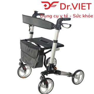 Khung tập đi Lucass W-89 bao gồm các phụ kiện Đèn LED - Giá cắm gậy - Chuông - Khay đựng nước