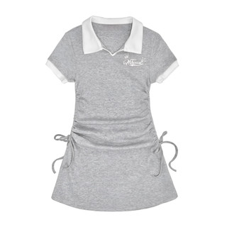 AB HOUSE - Váy polo dây rút eo dáng dài LYLY thời trang nữ