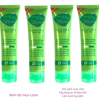 Keo lột mụn LANA - gel lột mụn lana 30g Dưa Leo Tươi & Hoa Cúc